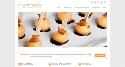 Desktop Screenshot of cuisinebylela.com